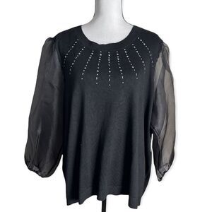 89th & Madison Long sleeve Stretchy Top